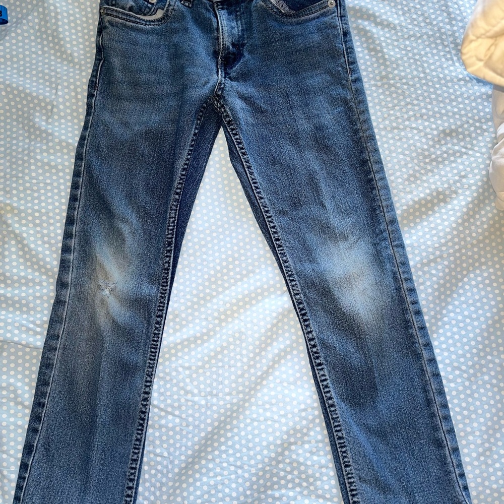 Boy’s size 7 Levi's Straight Leg Blue Jeans